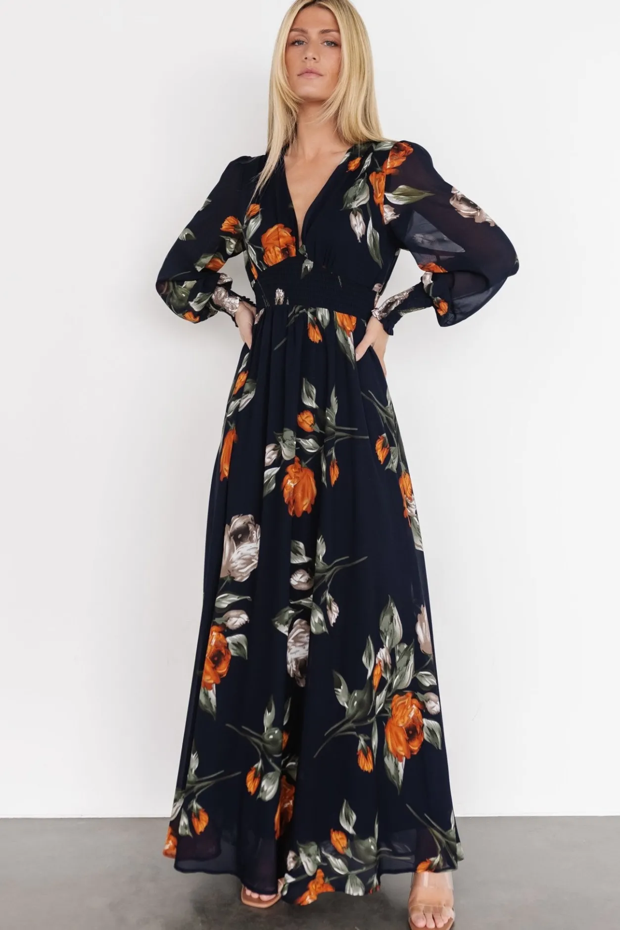 Fashion Baltic Born Olivia Maxi Dress | Midnight Navy Floral MidnightNavyFloral