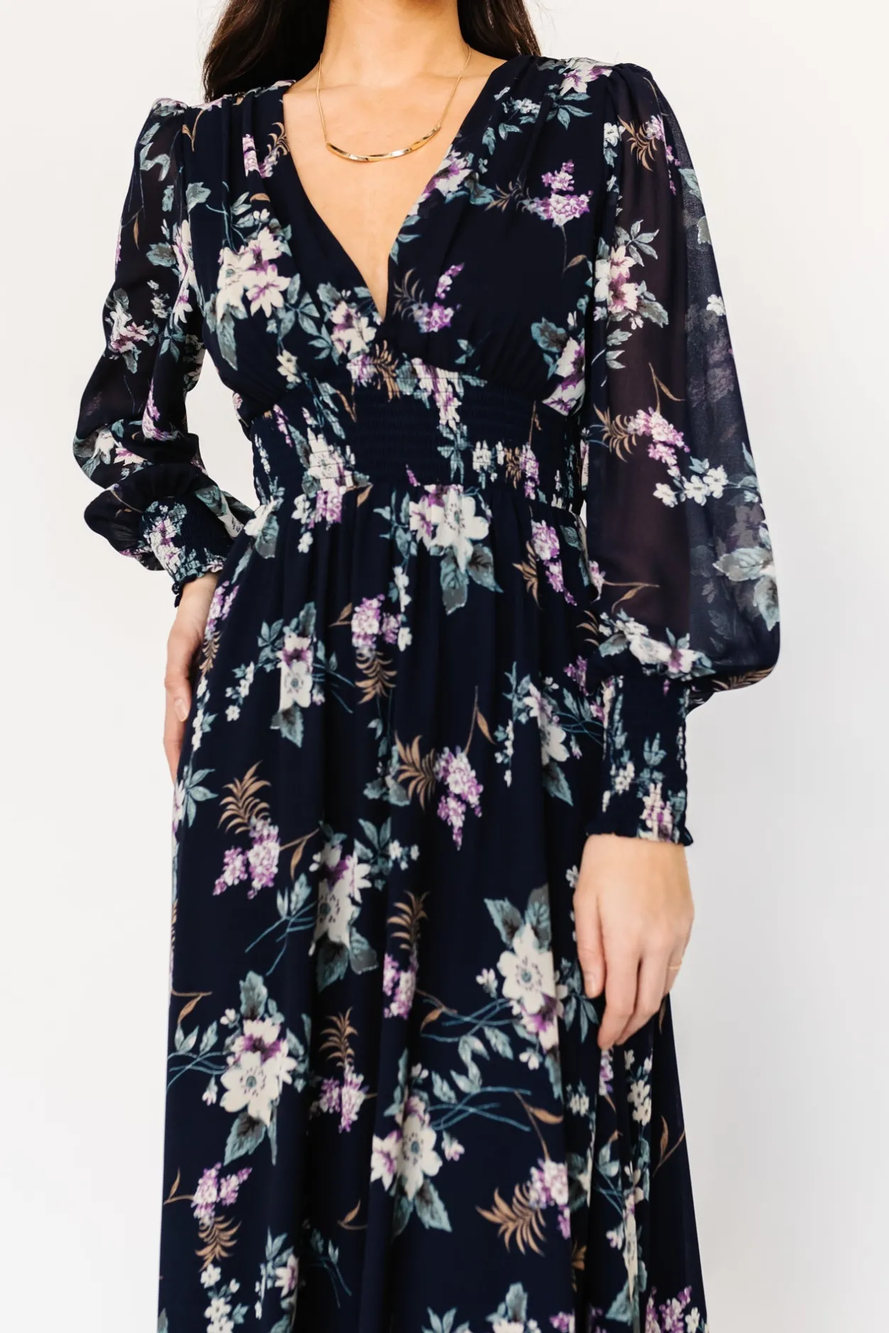 Best Baltic Born Olivia Maxi Dress | Navy Garden Floral NavyGardenFloral