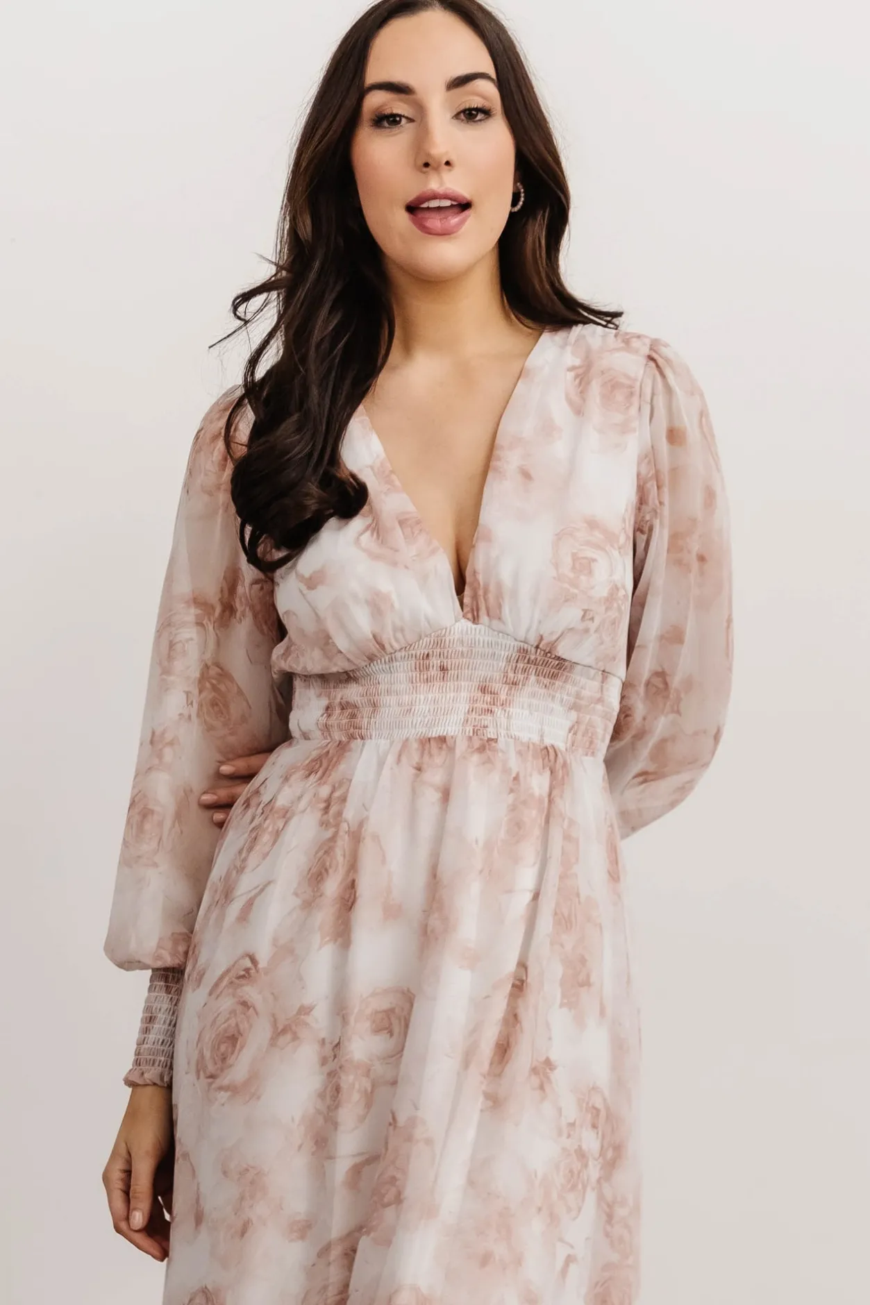 Hot Baltic Born Olivia Maxi Dress | Pink Floral PinkFloral