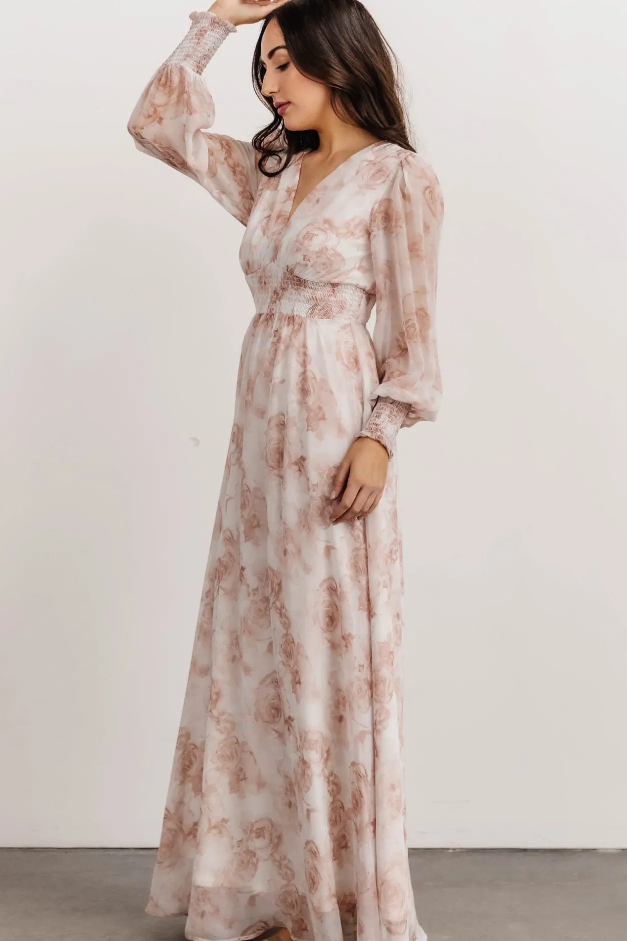 Hot Baltic Born Olivia Maxi Dress | Pink Floral PinkFloral
