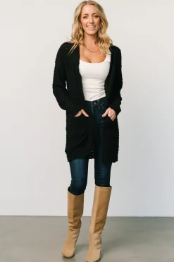 Outlet Baltic Born Oxford Pocket Cardigan | Black