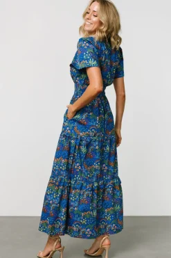 Fashion Baltic Born Palmer Tiered Maxi Dress | Cobalt Multi CobaltMulti