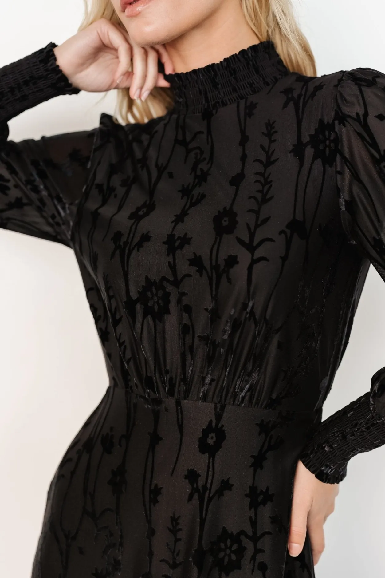Best Baltic Born Penelope Velvet Maxi Dress | Black