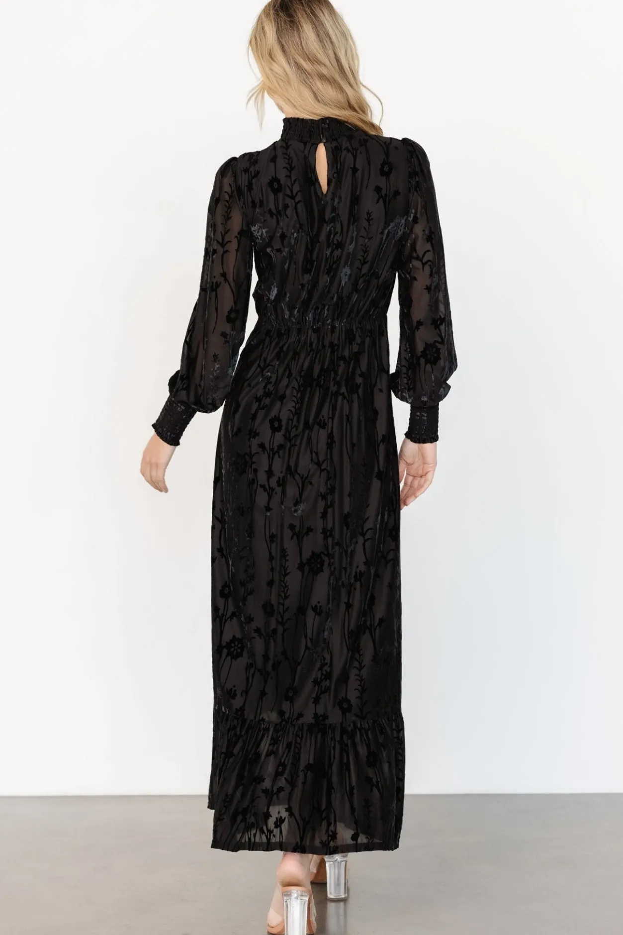 Best Baltic Born Penelope Velvet Maxi Dress | Black