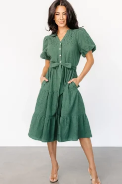 Outlet Baltic Born Philippa Midi Dress | Green