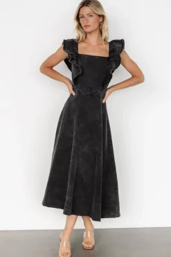 Online Baltic Born Phoenix Denim Dress | Black