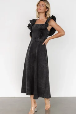 Online Baltic Born Phoenix Denim Dress | Black