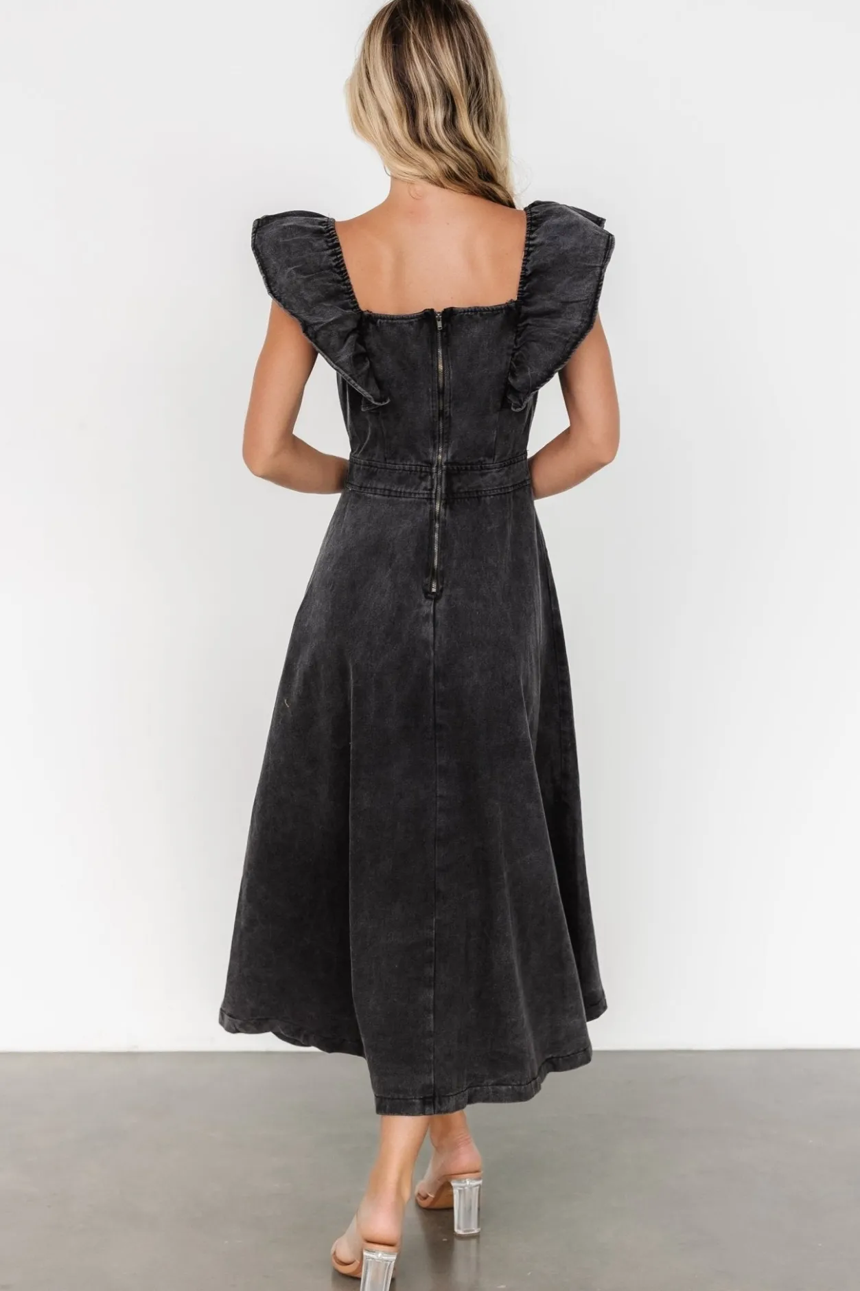Online Baltic Born Phoenix Denim Dress | Black