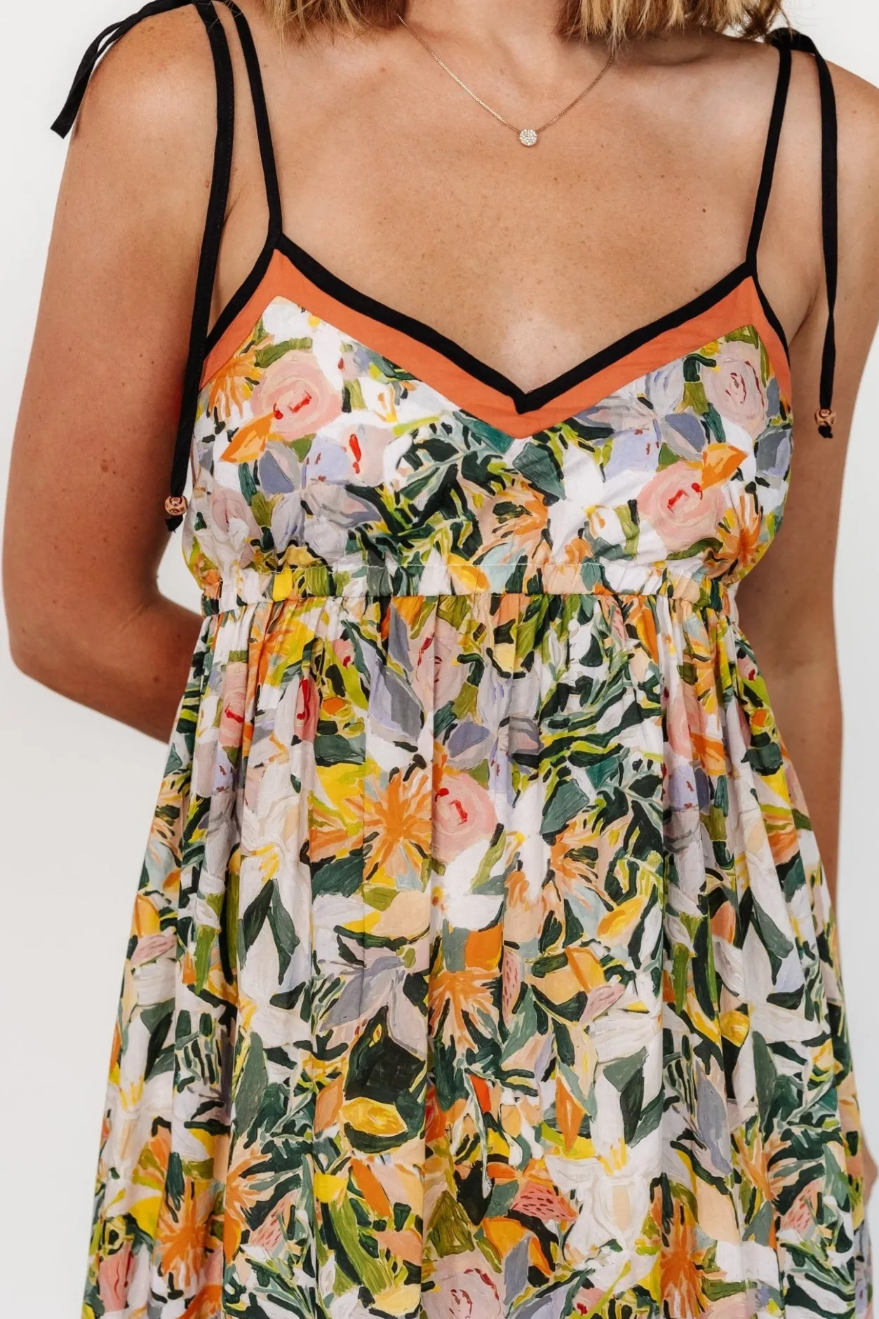New Baltic Born Pierrette Maxi Dress | Tangerine Multi TangerineMulti