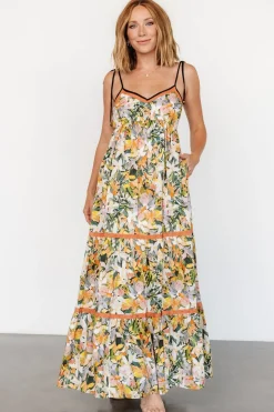 New Baltic Born Pierrette Maxi Dress | Tangerine Multi TangerineMulti