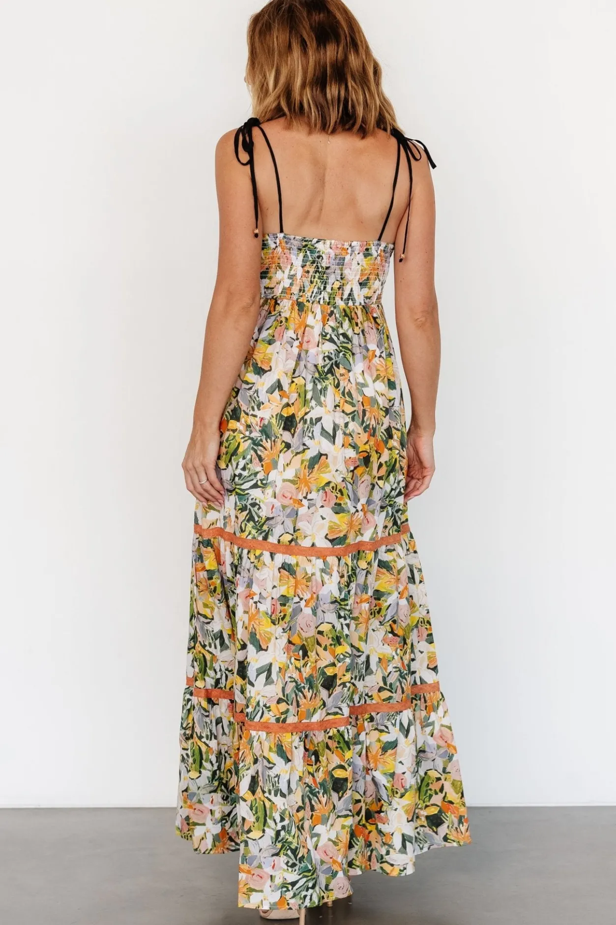 New Baltic Born Pierrette Maxi Dress | Tangerine Multi TangerineMulti