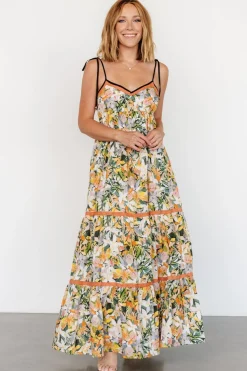 New Baltic Born Pierrette Maxi Dress | Tangerine Multi TangerineMulti