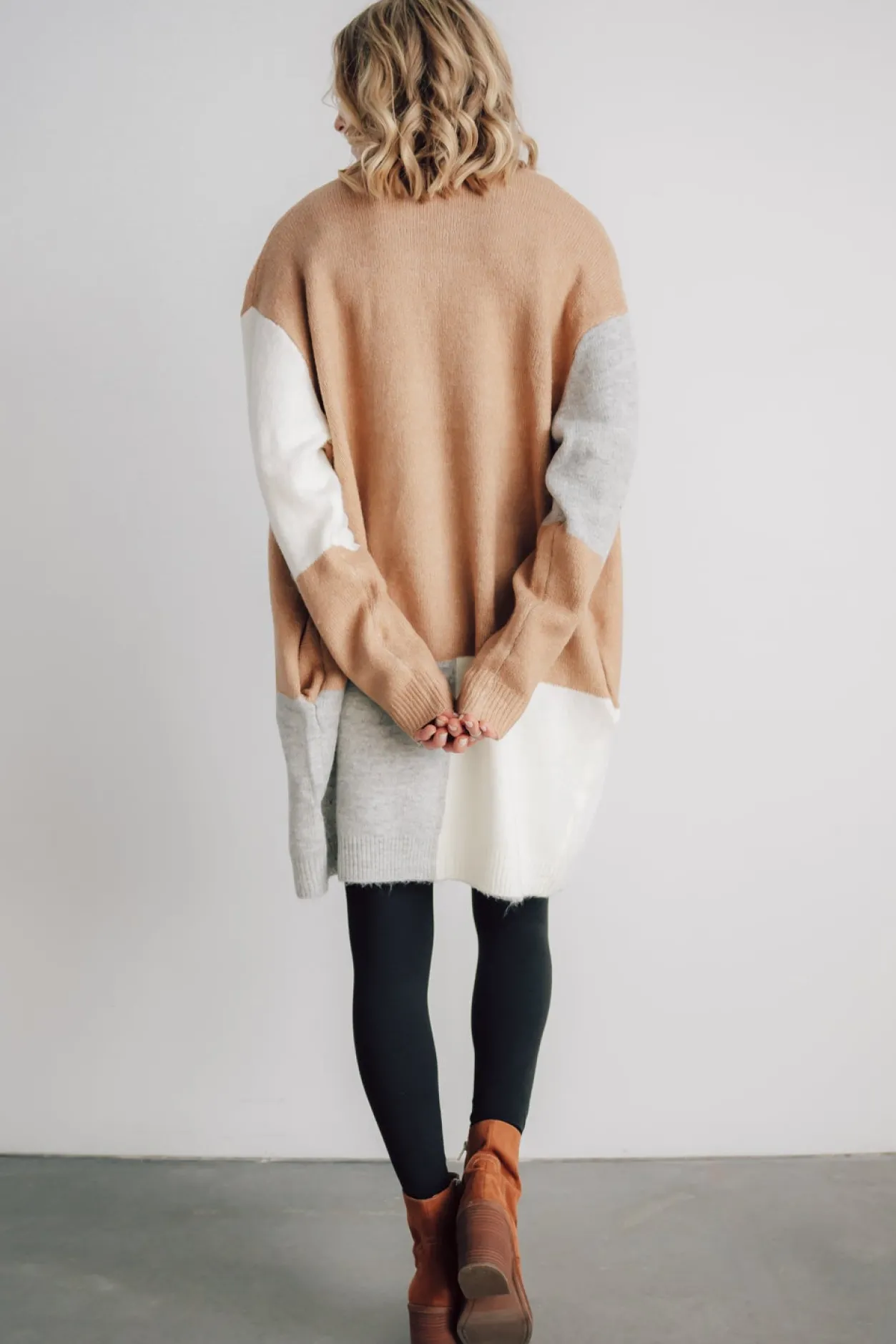 Outlet Baltic Born Pierson Color Block Cardigan | Camel