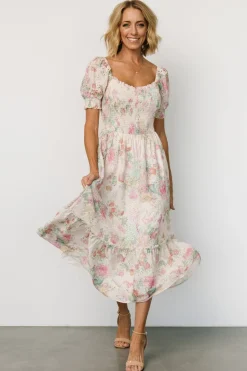 Fashion Baltic Born Piper Eyelet Midi Dress | Vintage Floral VintageFloral