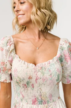 Fashion Baltic Born Piper Eyelet Midi Dress | Vintage Floral VintageFloral
