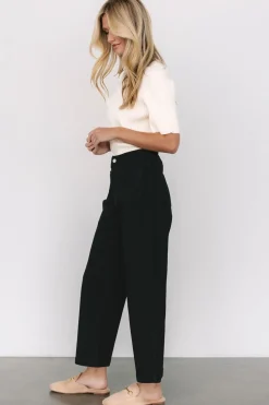 New Baltic Born Polli Patch Pocket Pants | Black
