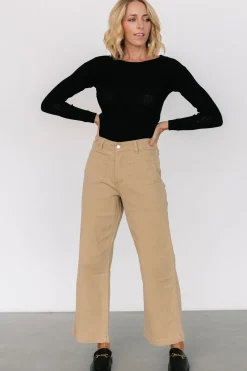 New Baltic Born Polli Patch Pocket Pants | Tan
