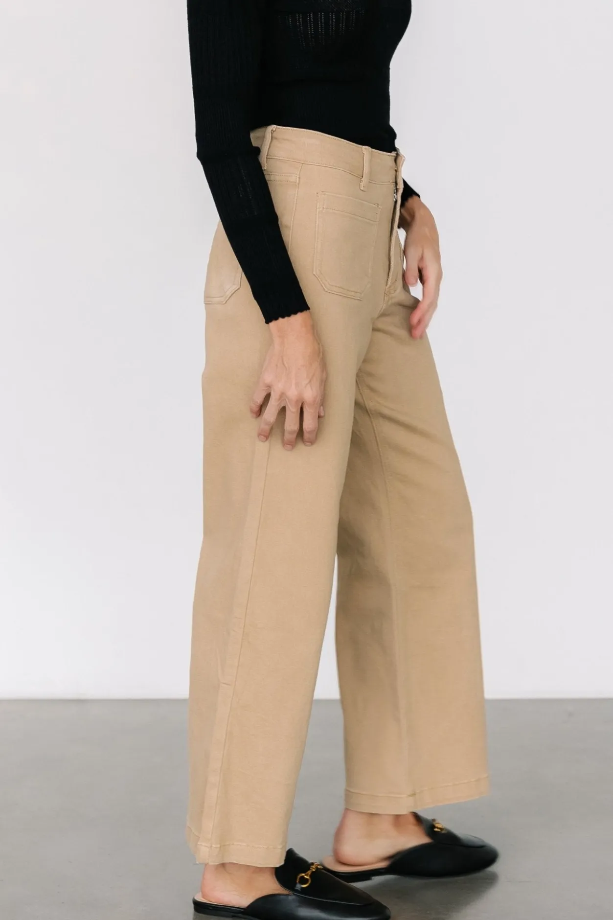 New Baltic Born Polli Patch Pocket Pants | Tan