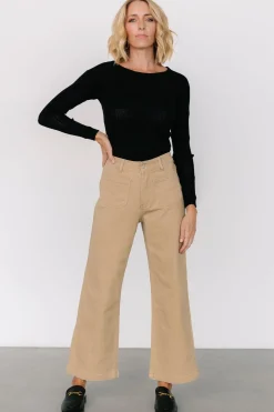 New Baltic Born Polli Patch Pocket Pants | Tan