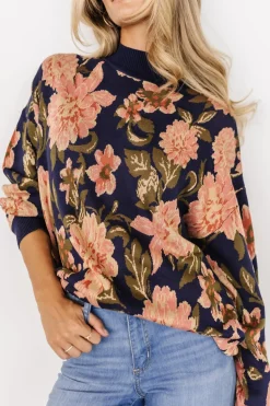 Fashion Baltic Born Polly Sweater | Navy Multi Floral NavyMultiFloral