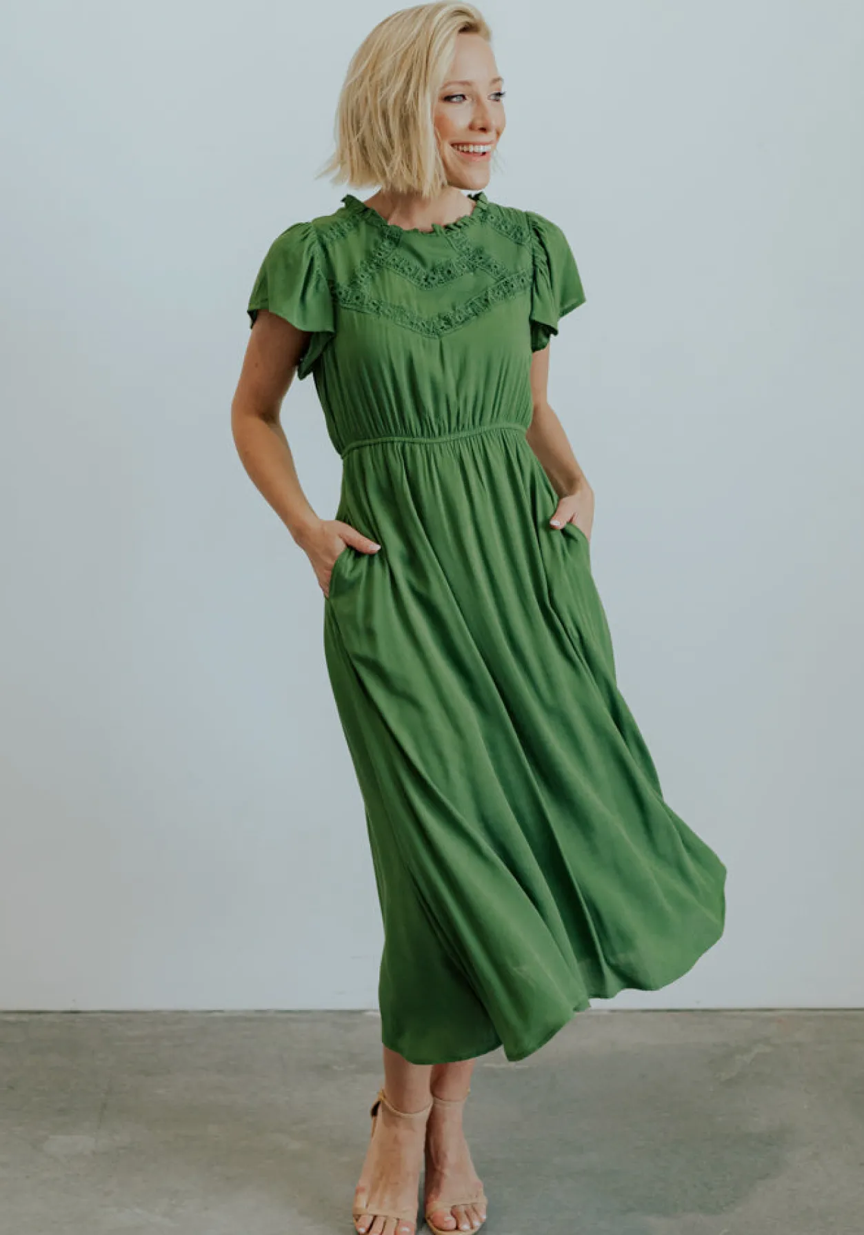 Discount Baltic Born Prestyn Midi Dress | Green