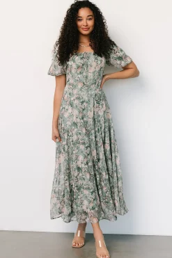 Hot Baltic Born Raelynn Maxi Dress | Sage Floral SageFloral