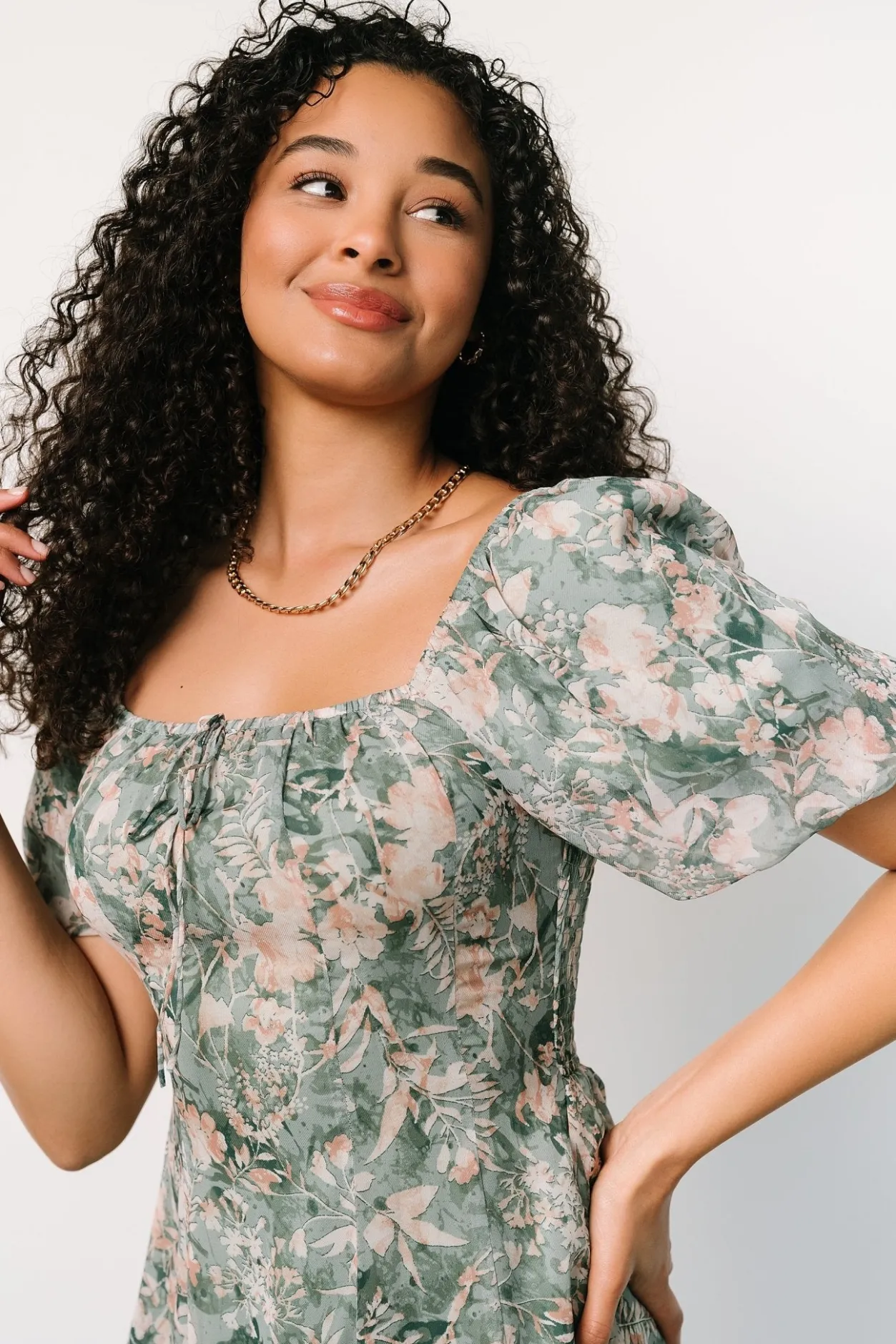 Hot Baltic Born Raelynn Maxi Dress | Sage Floral SageFloral