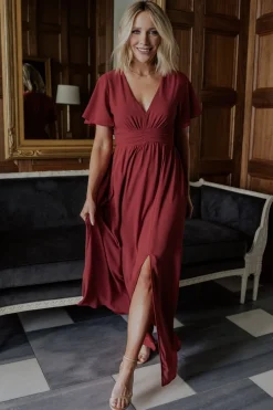 Online Baltic Born Ramona Maxi Dress | Terracotta