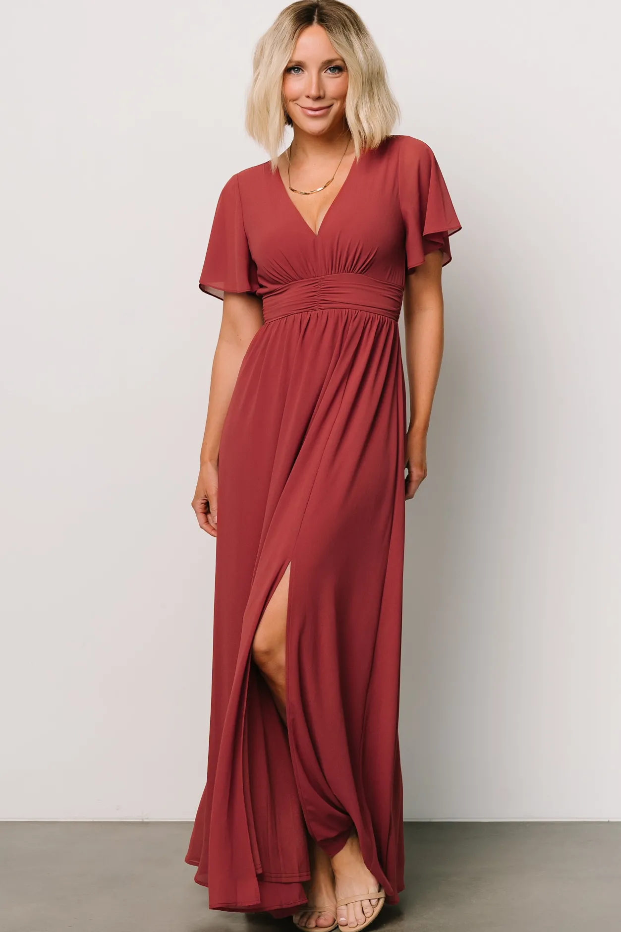 Online Baltic Born Ramona Maxi Dress | Terracotta