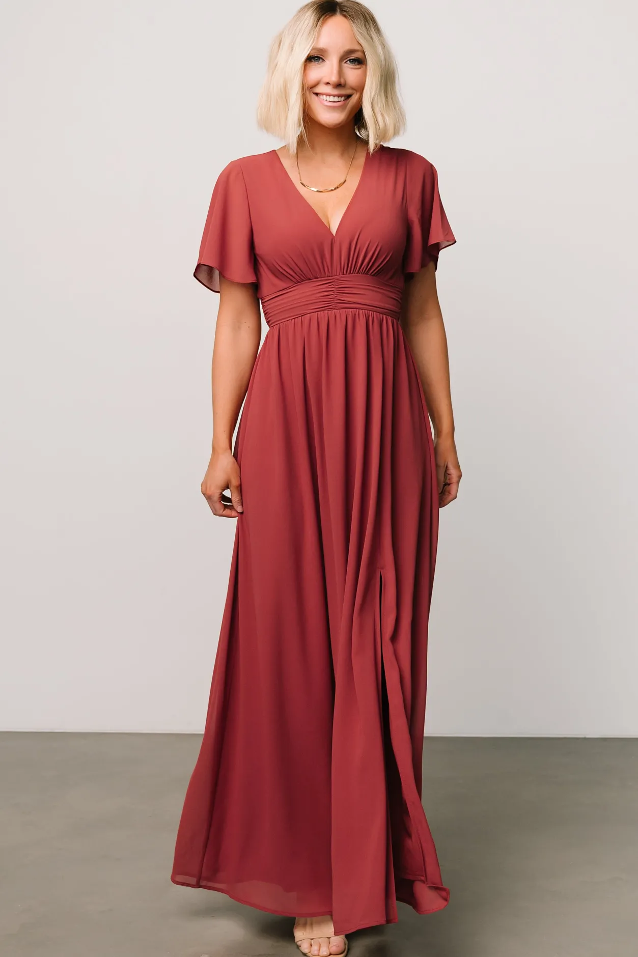 Online Baltic Born Ramona Maxi Dress | Terracotta