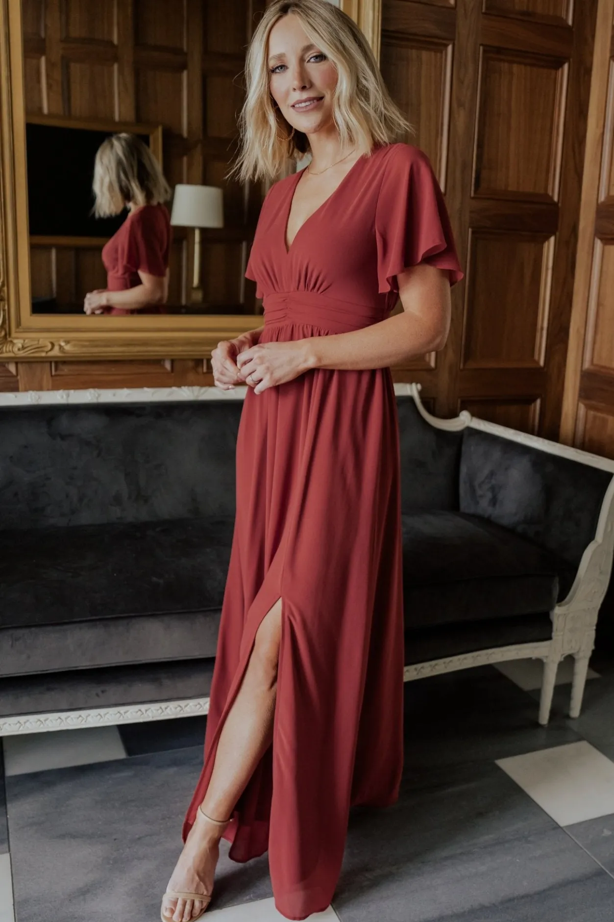 Online Baltic Born Ramona Maxi Dress | Terracotta