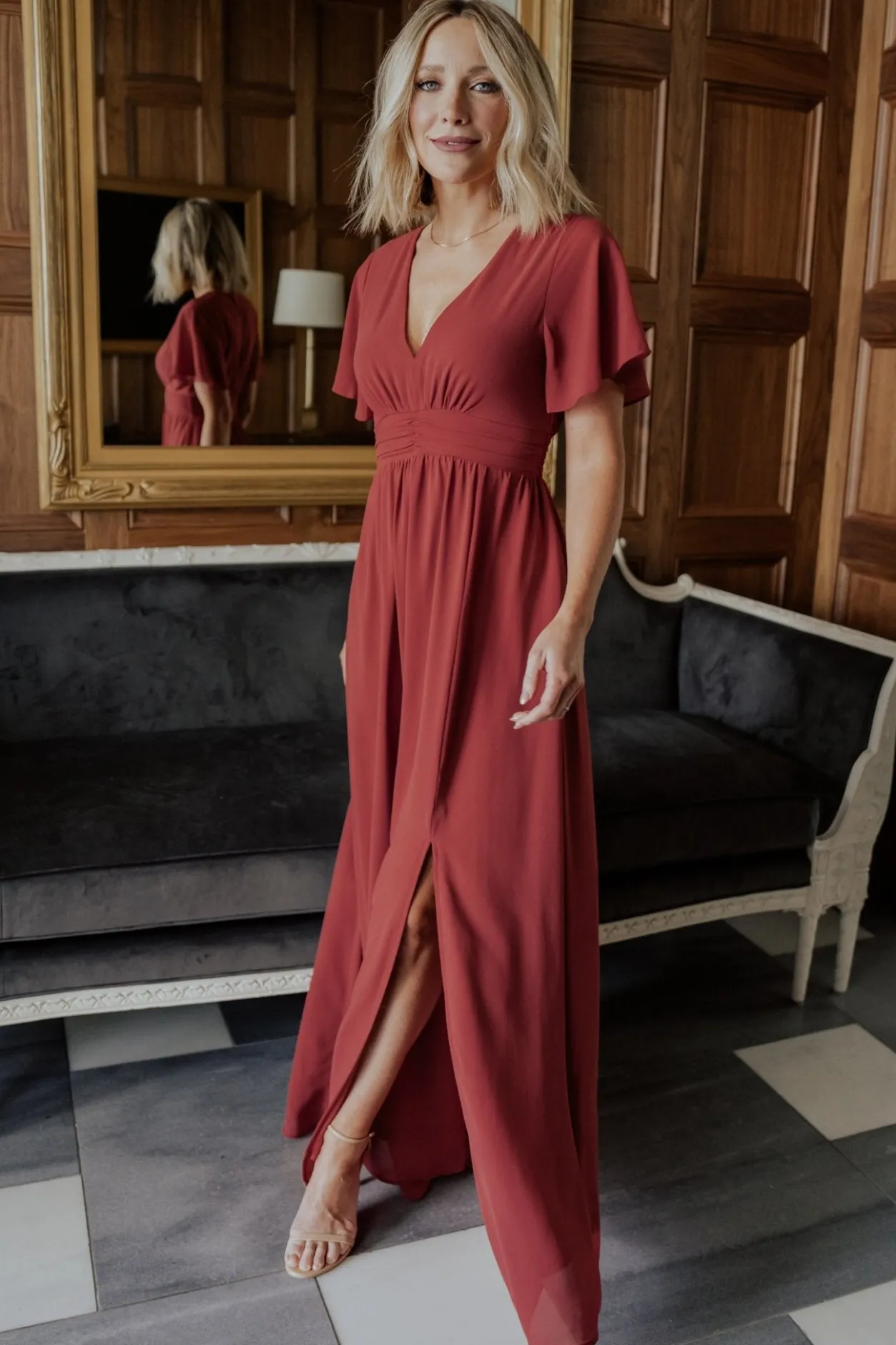 Online Baltic Born Ramona Maxi Dress | Terracotta
