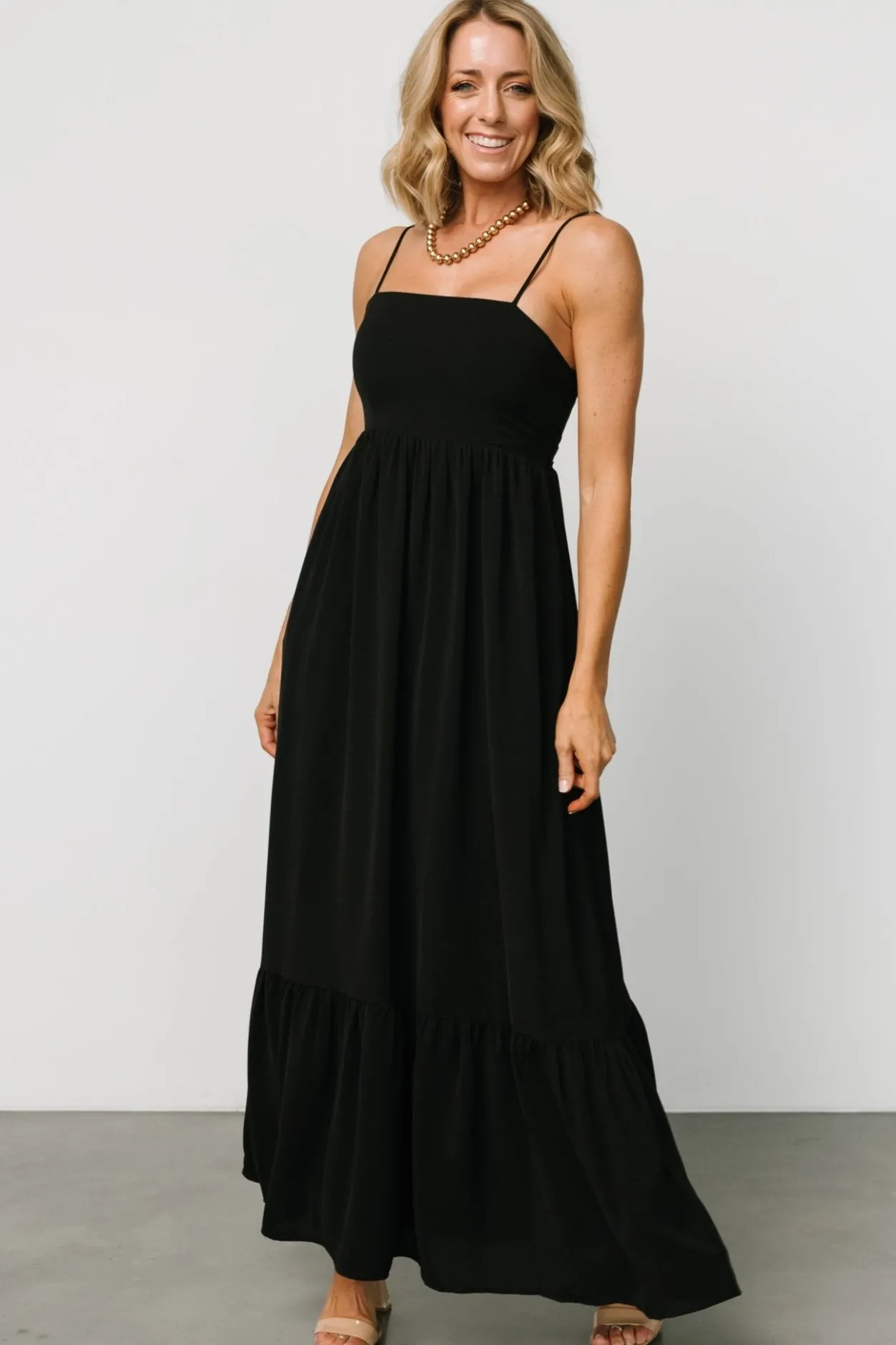 Fashion Baltic Born Regan Tank Maxi Dress | Black