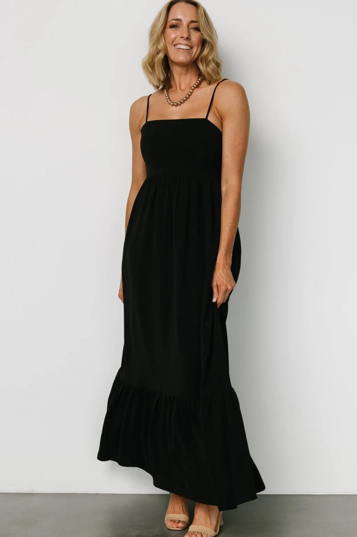 Fashion Baltic Born Regan Tank Maxi Dress | Black