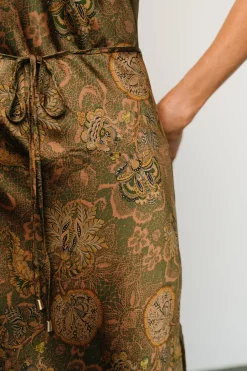 Fashion Baltic Born Reno Slip Maxi Dress | Brown + Olive Brown+Olive