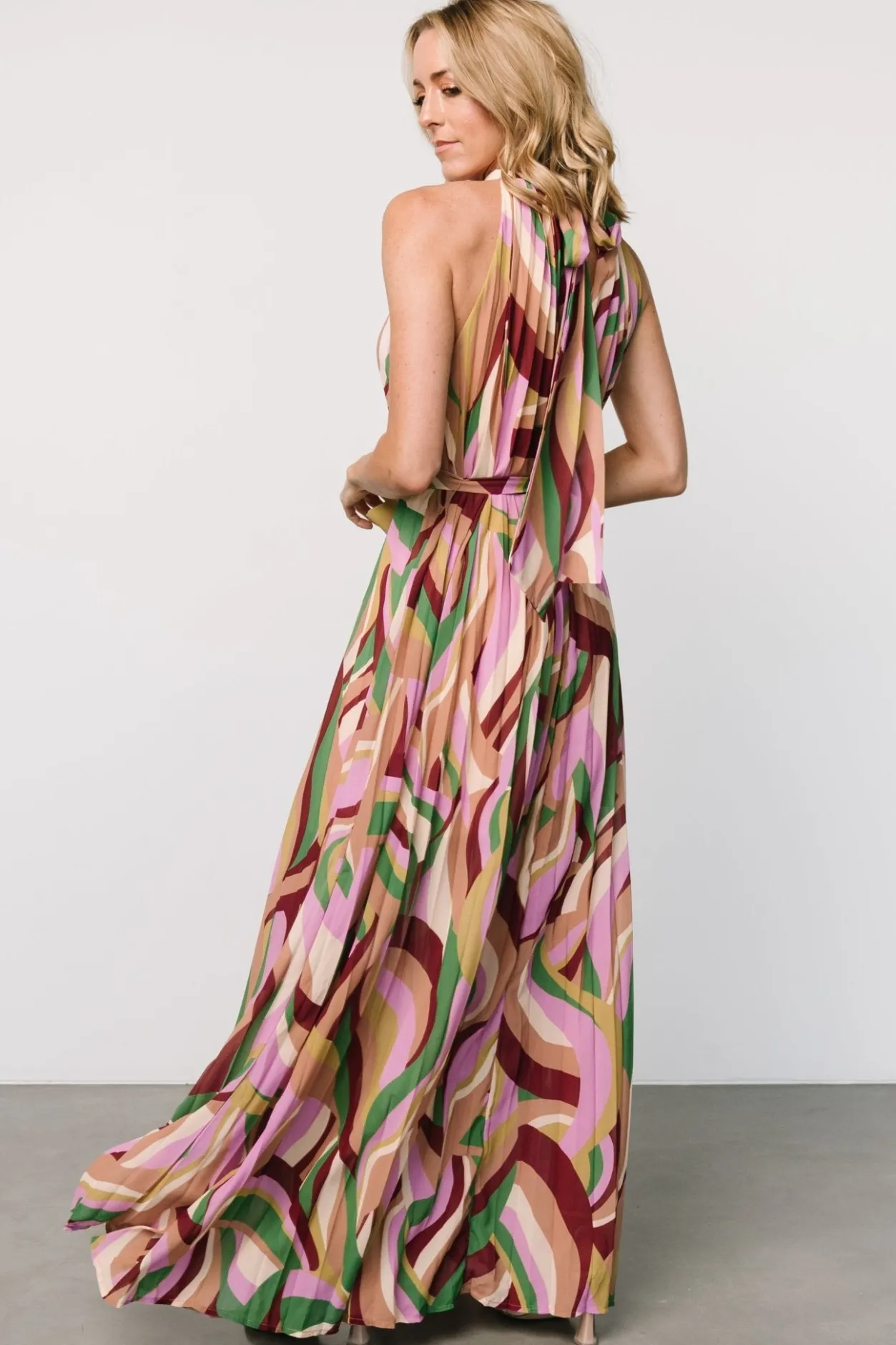 Outlet Baltic Born Rita Maxi Dress | Green Multi Print GreenMultiPrint