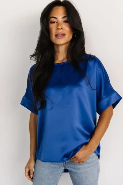 Best Baltic Born Rory Satin Top | Cobalt