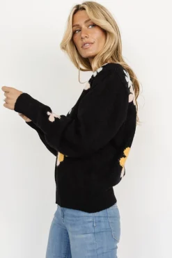Outlet Baltic Born Roxy Sweater | Black Flower BlackFlower