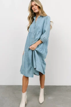 Outlet Baltic Born Sari Babydoll Dress | Chambray