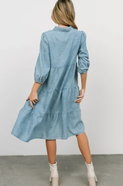 Outlet Baltic Born Sari Babydoll Dress | Chambray