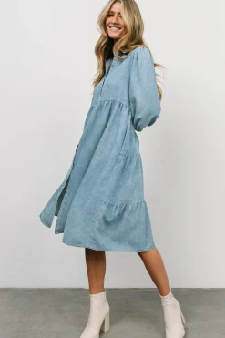 Outlet Baltic Born Sari Babydoll Dress | Chambray