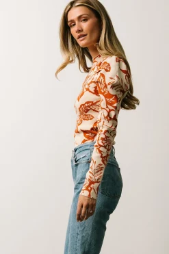 Clearance Baltic Born Sebastian Sweater | Rust Multi RustMulti