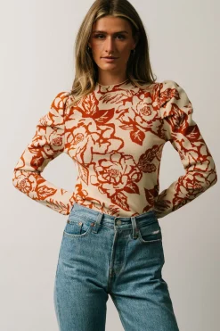 Clearance Baltic Born Sebastian Sweater | Rust Multi RustMulti