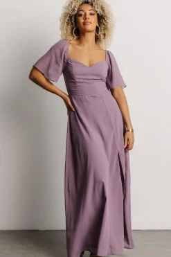 Clearance Baltic Born Sierra Sweetheart Maxi Dress | Lilac