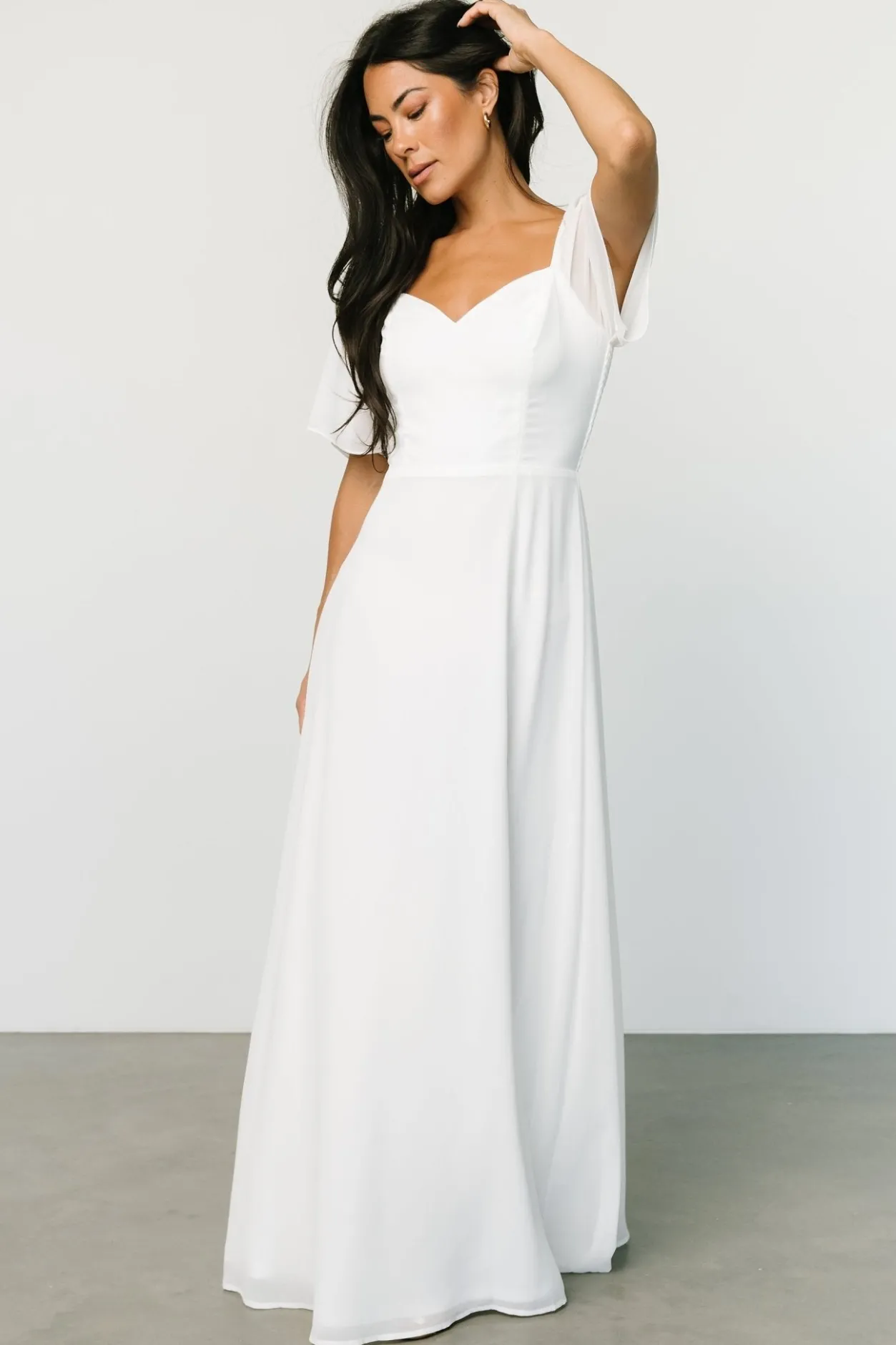 Sale Baltic Born Sierra Sweetheart Maxi Dress | White