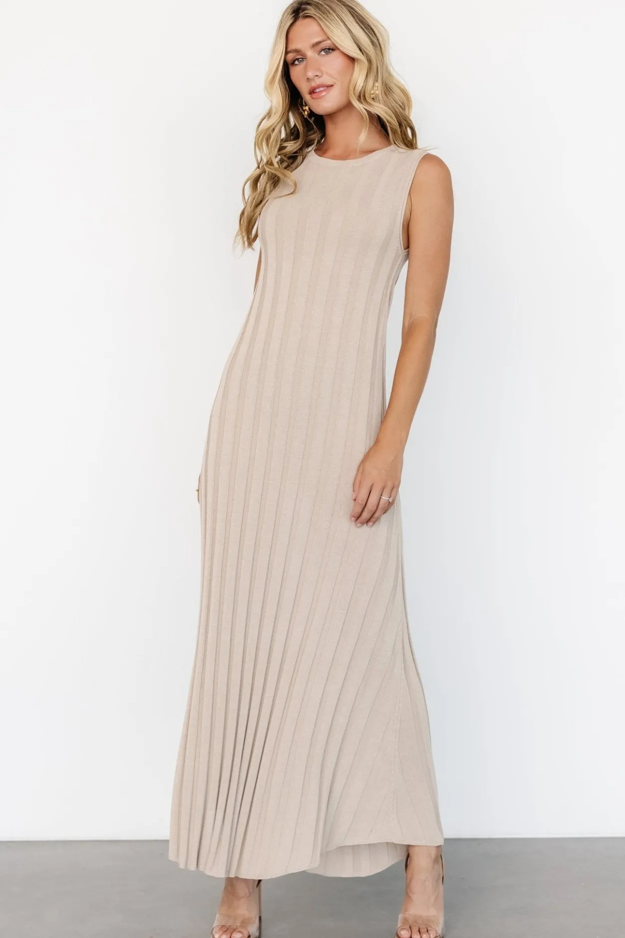 New Baltic Born Skylar Tank Maxi Dress | Taupe