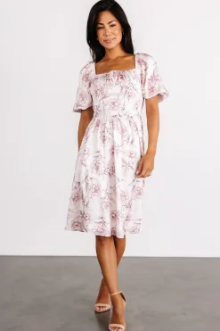 Hot Baltic Born Sonnet Short Dress | Blush Floral BlushFloral