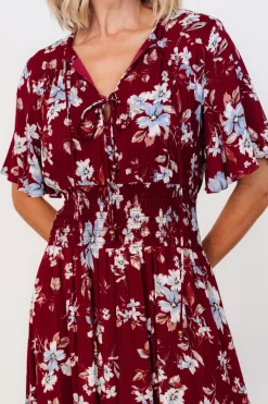 Hot Baltic Born Spell Boho Midi Dress | Ruby Multi Floral RubyMultiFloral