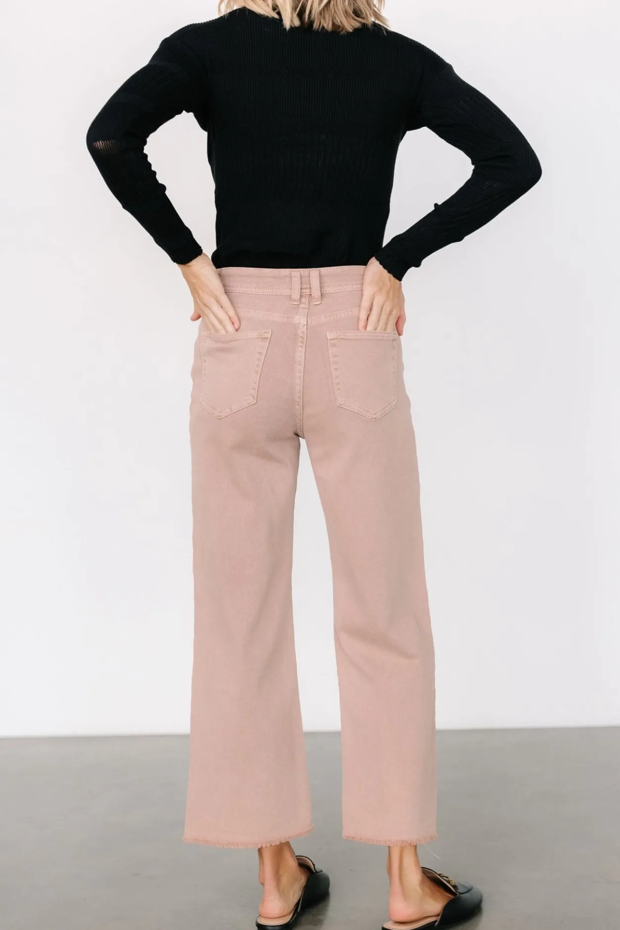 Clearance Baltic Born Spence Denim Pants | Dusty Rose DustyRose