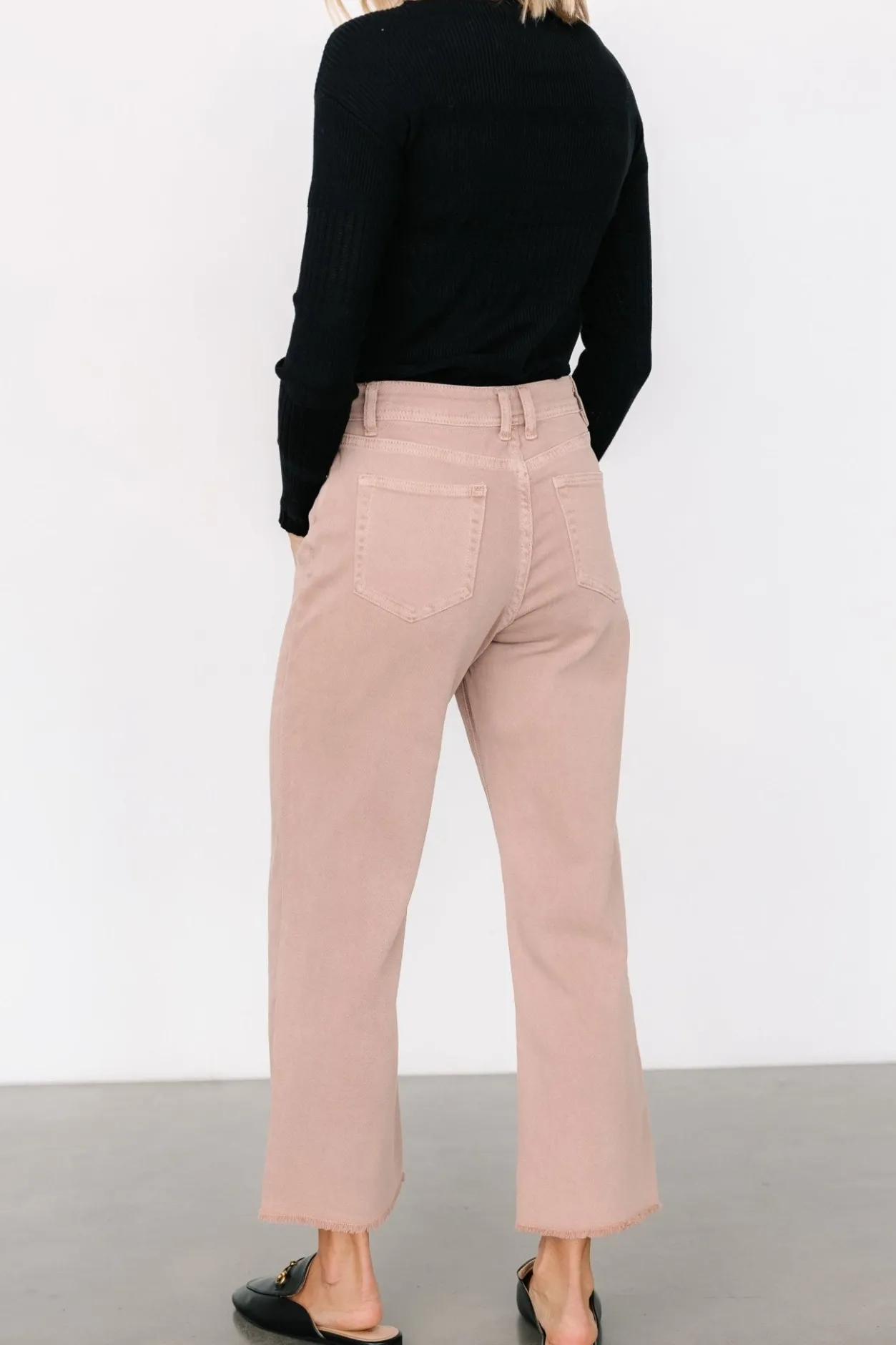 Clearance Baltic Born Spence Denim Pants | Dusty Rose DustyRose